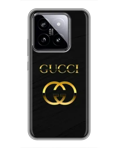 Чохол для Xiaomi 14 з картинкою «Золотий логотип Gucci» Чохол для Xiaomi 14 з картинкою «Золотий логотип Gucci»
