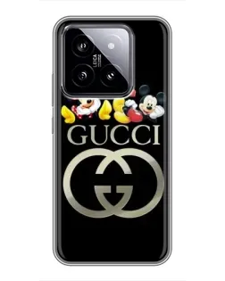Чохол для Xiaomi 14 з картинкою «Gucci — герої Disney» Чохол для Xiaomi 14 з картинкою «Gucci — герої Disney»