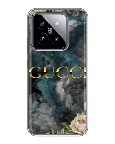Чохол для Xiaomi 14 з картинкою «Абстрактні квіти Gucci» Чохол для Xiaomi 14 з картинкою «Абстрактні квіти Gucci»