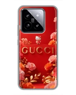 Чохол для Xiaomi 14 з картинкою «Gucci — золотий сад» Чохол для Xiaomi 14 з картинкою «Gucci — золотий сад»