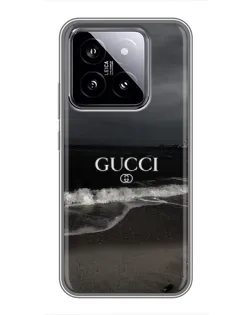 Чохол для Xiaomi 14 з картинкою «Gucci — морський прибій» Чохол для Xiaomi 14 з картинкою «Gucci — морський прибій»