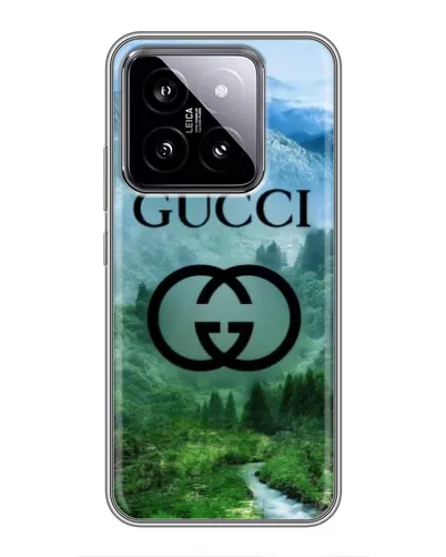 Чохол для Xiaomi 14 з картинкою «Gucci — гірський пейзаж» Чохол для Xiaomi 14 з картинкою «Gucci — гірський пейзаж»