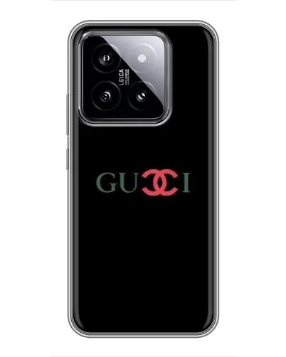Чохол для Xiaomi 14 з картинкою «Gucci — червоний градієнт» Чохол для Xiaomi 14 з картинкою «Gucci — червоний градієнт»