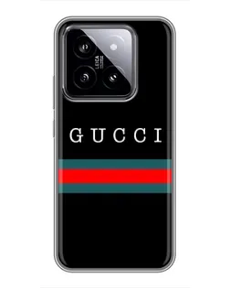 Чохол для Xiaomi 14 з картинкою «Gucci — червоний пояс» Чохол для Xiaomi 14 з картинкою «Gucci — червоний пояс»