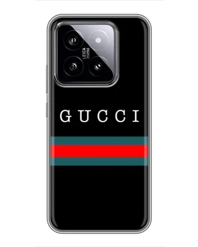 Чохол для Xiaomi 14 з картинкою «Gucci — червоний пояс» Чохол для Xiaomi 14 з картинкою «Gucci — червоний пояс»