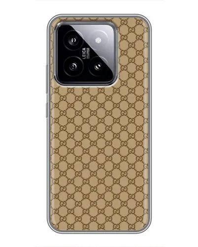 Чохол для Xiaomi 14 з картинкою «Gucci — класичний беж» Чохол для Xiaomi 14 з картинкою «Gucci — класичний беж»