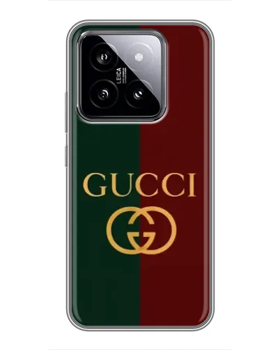 Чехол для Xiaomi 14 с картинкой «Gucci — темно-зеленый градиент» Чехол для Xiaomi 14 с картинкой «Gucci — темно-зеленый градиент»