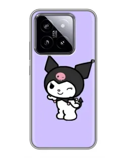 Чехол для Xiaomi 14 с картинкой «Классическая Kuromi» Чехол для Xiaomi 14 с картинкой «Классическая Kuromi»