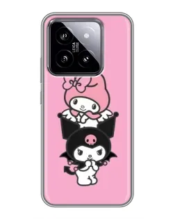 Чехол для Xiaomi 14 с картинкой «My Melody и Kuromi» Чехол для Xiaomi 14 с картинкой «My Melody и Kuromi»