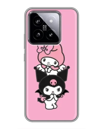 Чехол для Xiaomi 14 с картинкой «My Melody и Kuromi»