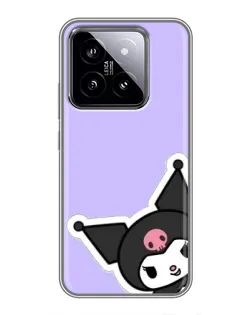 Чехол для Xiaomi 14 с картинкой «Забавная Kuromi» Чехол для Xiaomi 14 с картинкой «Забавная Kuromi»