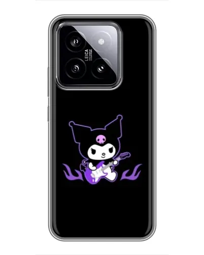 Чехол для Xiaomi 14 с картинкой «Электрическая Kuromi»
