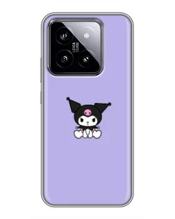 Чехол для Xiaomi 14 с картинкой «Kuromi — фиолетовый минимализм» Чехол для Xiaomi 14 с картинкой «Kuromi — фиолетовый минимализм»