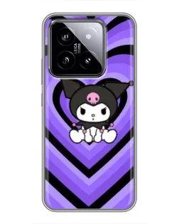 Чехол для Xiaomi 14 с картинкой «Kuromi и фиолетовые сердца» Чехол для Xiaomi 14 с картинкой «Kuromi и фиолетовые сердца»