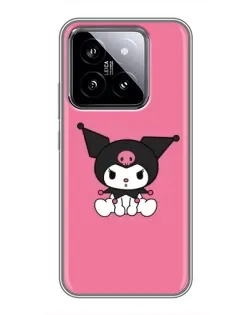 Чехол для Xiaomi 14 с картинкой «Хмурая Kuromi» Чехол для Xiaomi 14 с картинкой «Хмурая Kuromi»