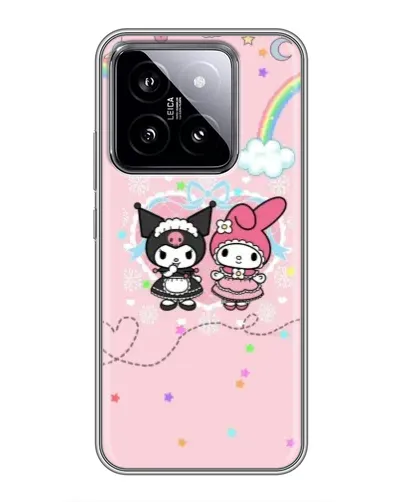 Чехол для Xiaomi 14 с картинкой «My Melody и Kuromi»