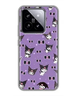 Чехол для Xiaomi 14 с картинкой «Kuromi — паттерн» Чехол для Xiaomi 14 с картинкой «Kuromi — паттерн»