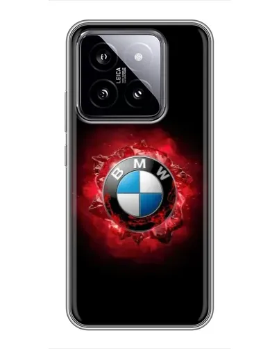 Чехол для Xiaomi 14 с картинкой «Логотип BMW — вспышка»