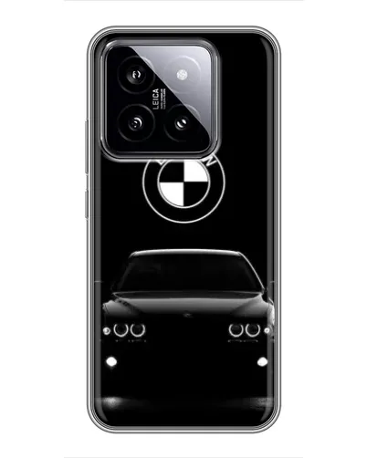 Чехол для Xiaomi 14 с картинкой «BMW — взгляд из темноты»