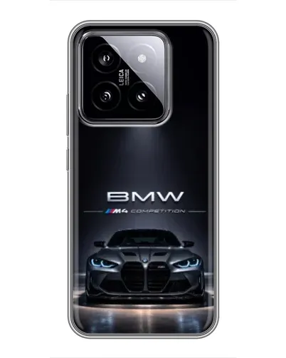 Чехол для Xiaomi 14 с картинкой «BMW сквозь ночной город» Чехол для Xiaomi 14 с картинкой «BMW сквозь ночной город»