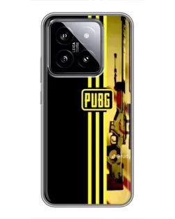 Чохол для Xiaomi 14 з картинкою «PUBG — камуфляжний шолом» Чохол для Xiaomi 14 з картинкою «PUBG — камуфляжний шолом»