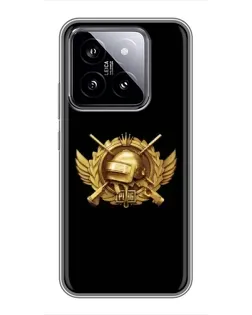 Чохол для Xiaomi 14 з картинкою «PUBG — помаранчевий градієнт» Чохол для Xiaomi 14 з картинкою «PUBG — помаранчевий градієнт»