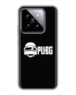 Чохол для Xiaomi 14 з картинкою «PUBG — класичний лого» Чохол для Xiaomi 14 з картинкою «PUBG — класичний лого»