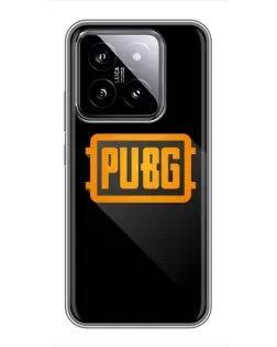 Чохол для Xiaomi 14 з картинкою «PUBG — рамка лого» Чохол для Xiaomi 14 з картинкою «PUBG — рамка лого»