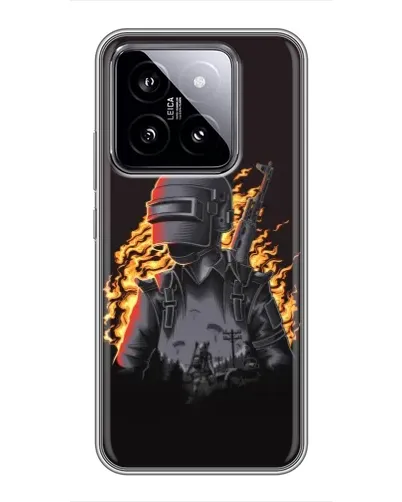 Чохол для Xiaomi 14 з картинкою «PUBG — вогняний силует» Чохол для Xiaomi 14 з картинкою «PUBG — вогняний силует»