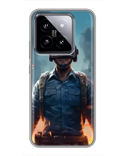Чохол для Xiaomi 14 з картинкою «PUBG — реалістичний герой» Чохол для Xiaomi 14 з картинкою «PUBG — реалістичний герой»