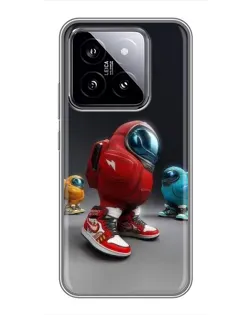 Чохол для Xiaomi 14 з картинкою «Among Us — 3D стиль» Чохол для Xiaomi 14 з картинкою «Among Us — 3D стиль»