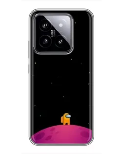 Чохол для Xiaomi 14 з картинкою «Самотній герой на планеті» Чохол для Xiaomi 14 з картинкою «Самотній герой на планеті»