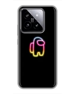 Чохол для Xiaomi 14 з картинкою «Among Us градієнт» Чохол для Xiaomi 14 з картинкою «Among Us градієнт»