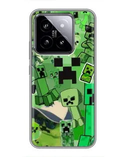 Чохол для Xiaomi 14 з картинкою «Кріпери Minecraft» Чохол для Xiaomi 14 з картинкою «Кріпери Minecraft»