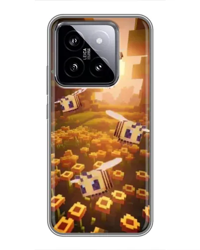Чехол для Xiaomi 14 с картинкой «Поле подсолнухов»