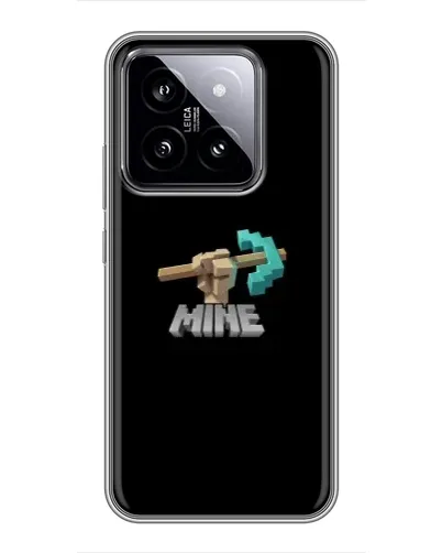 Чехол для Xiaomi 14 с картинкой «Алмазная кирка»