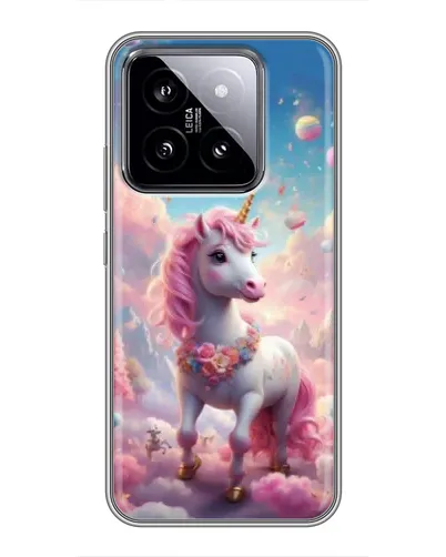 Чехол для Xiaomi 14 с картинкой «Единорог среди облаков» Чехол для Xiaomi 14 с картинкой «Единорог среди облаков»