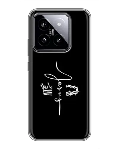 Чохол для Xiaomi 14 з картинкою «Король Слави Jesus» Чохол для Xiaomi 14 з картинкою «Король Слави Jesus»