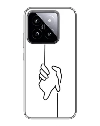 Чохол для Xiaomi 14 з картинкою «Рука тримає» Чохол для Xiaomi 14 з картинкою «Рука тримає»