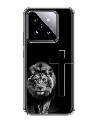 Чохол для Xiaomi 14 з картинкою «Лев та Хрест» Чохол для Xiaomi 14 з картинкою «Лев та Хрест»