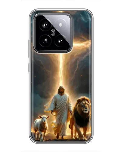 Чохол для Xiaomi 14 з картинкою «Лев Юди та Світло» Чохол для Xiaomi 14 з картинкою «Лев Юди та Світло»