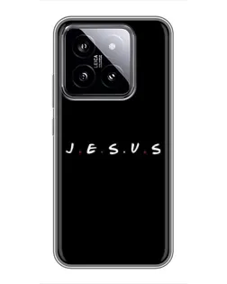 Чохол для Xiaomi 14 з картинкою «Крапки віри J.E.S.U.S.»