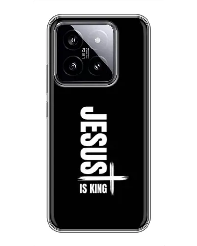 Чохол для Xiaomi 14 з картинкою «Вертикаль віри Jesus» Чохол для Xiaomi 14 з картинкою «Вертикаль віри Jesus»