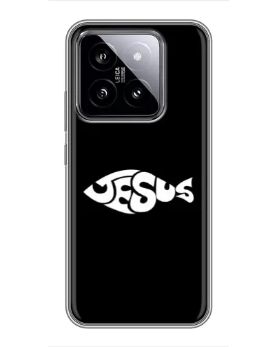 Чехол для Xiaomi 14 с картинкой «Рыба Jesus» Чехол для Xiaomi 14 с картинкой «Рыба Jesus»