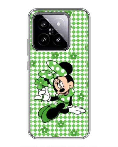 Чохол для Xiaomi 14 з картинкою «Mickey в клітинку»