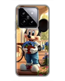 Чехол для Xiaomi 14 с картинкой «Микки садовод» Чехол для Xiaomi 14 с картинкой «Микки садовод»