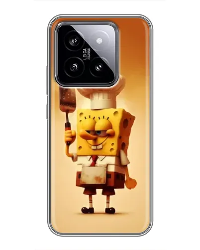Чохол для Xiaomi 14 з картинкою «Губка Боб кухар»