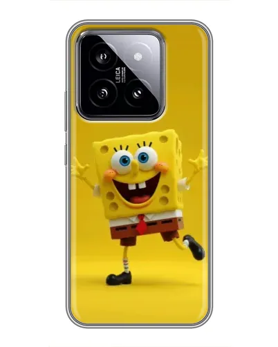 Чохол для Xiaomi 14 з картинкою «Позитивний Губка Боб»