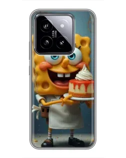 Чохол для Xiaomi 14 з картинкою «Кухар Спанч Боб»