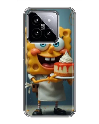 Чохол для Xiaomi 14 з картинкою «Кухар Спанч Боб»